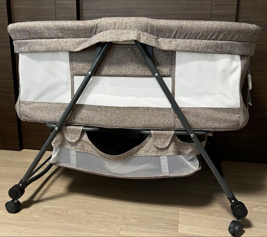 ZOOBLY ベビーベッド ゆりかご ベビーラック 折りたたみ　組み立て簡単