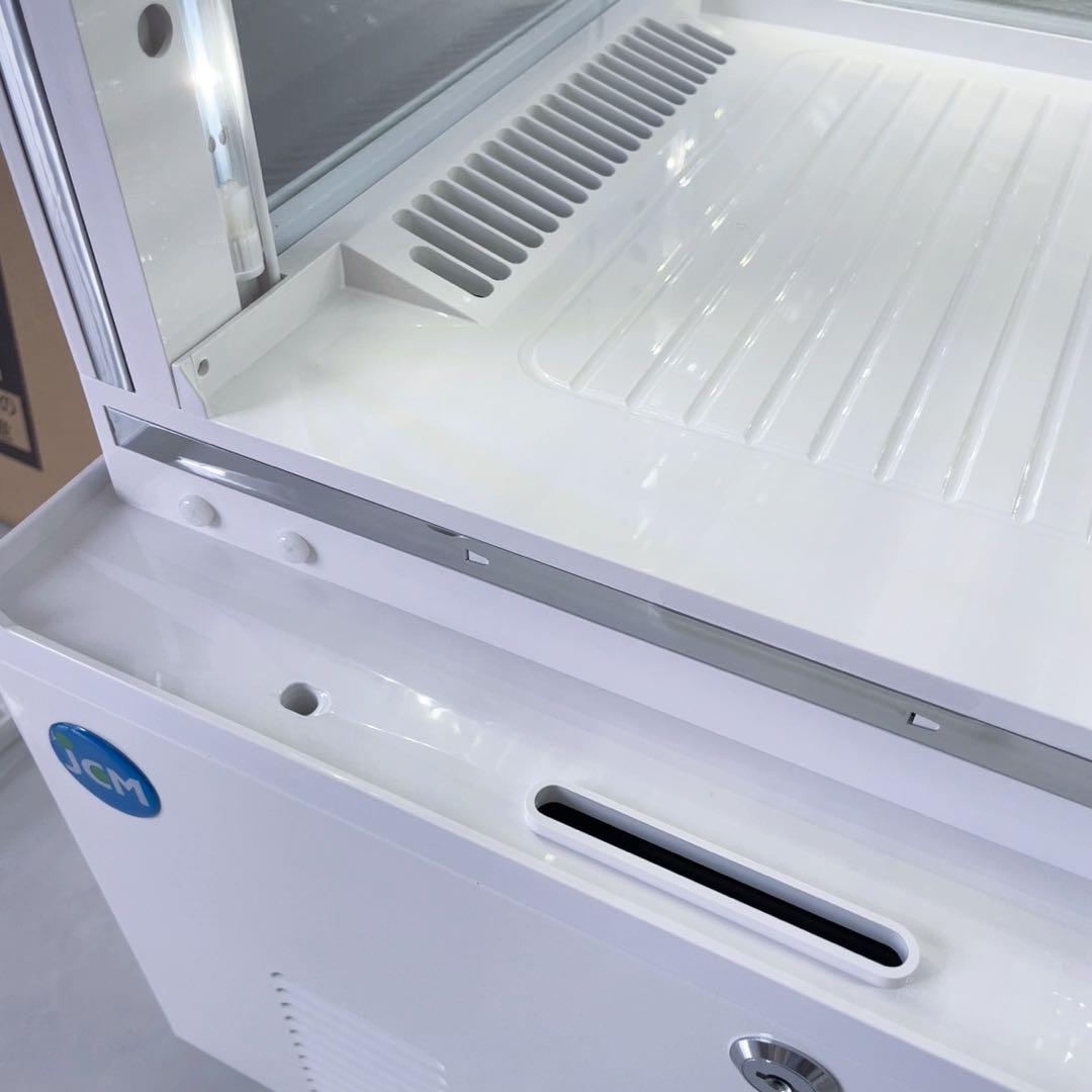 新品　透明　ガラス　JCM 4面ガラス 冷蔵ショーケース　冷蔵庫　ショーケース