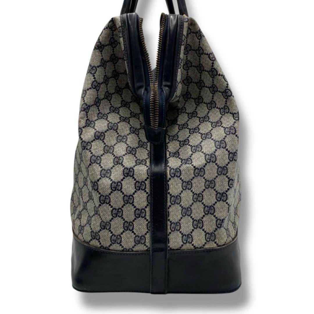 【良品】グッチ シェリーライン ボストン バッグ 00s メンズ ビンテージ