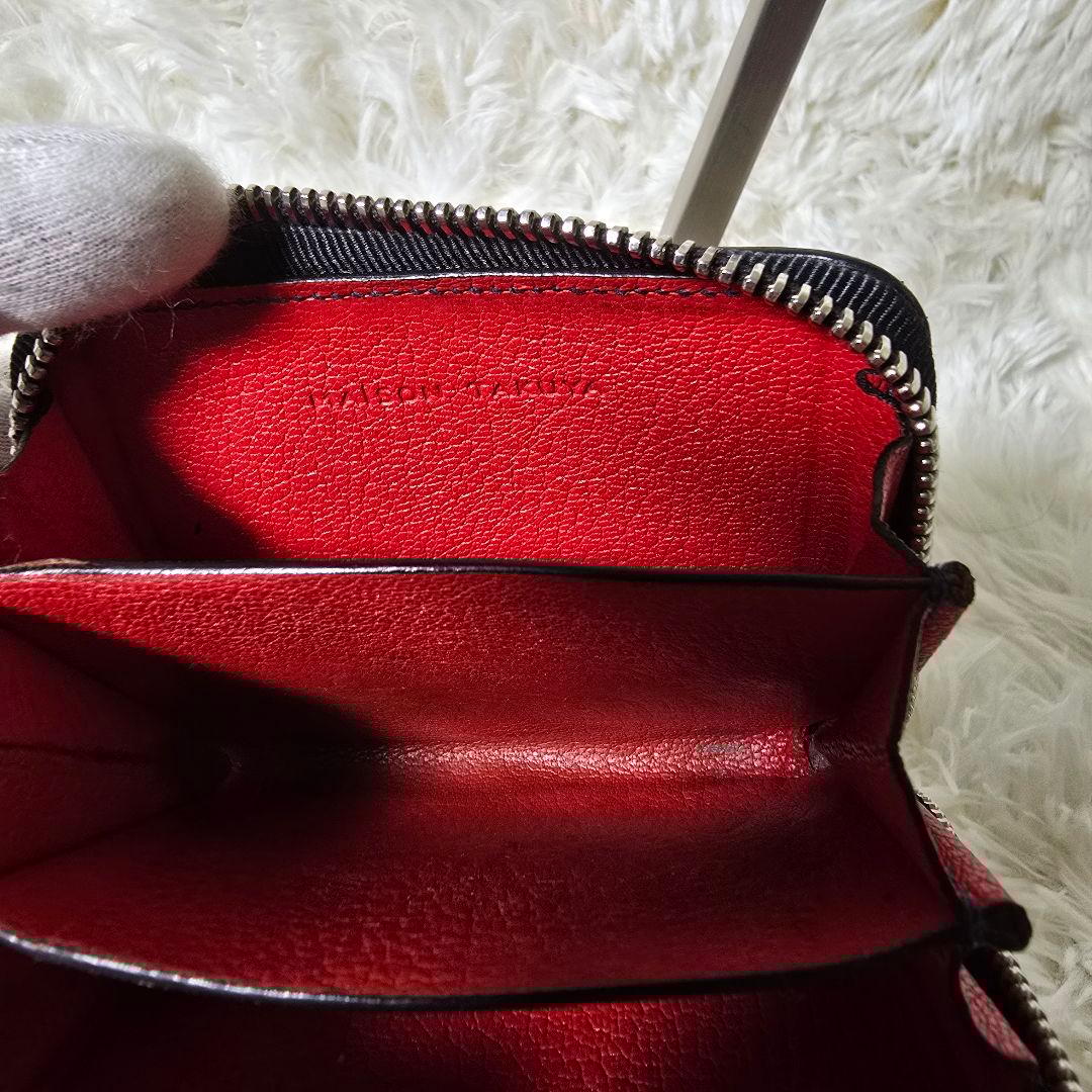 MAISON TAKUYA ブラック ケース ラウンド ジップ