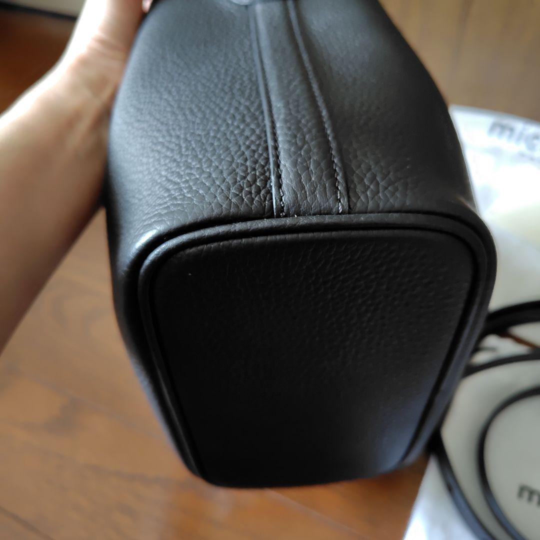 【本日限定価格】【極美品】michino バゲットバック オデオンミニ ブラック