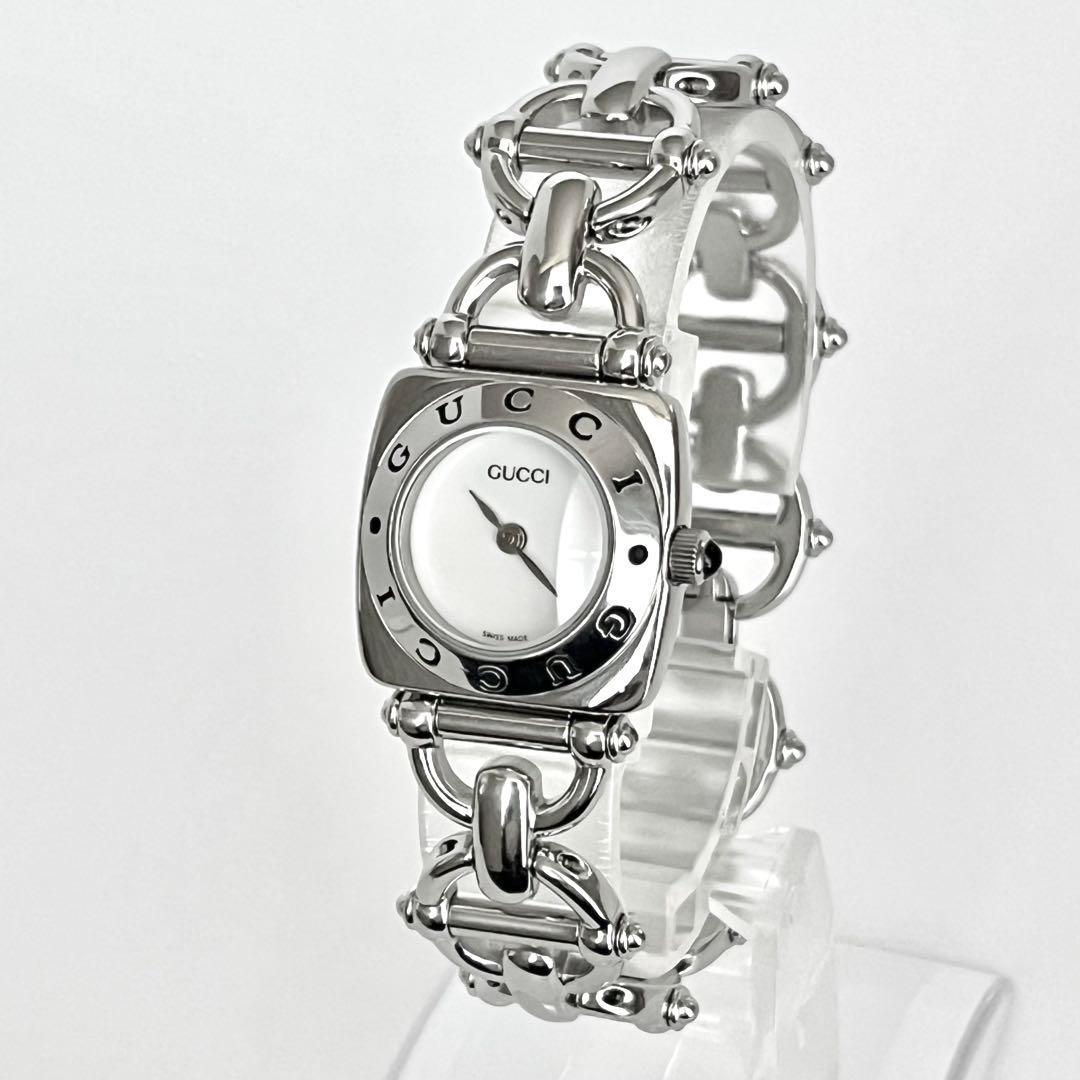 グッチ GUCCI 6400L レディース腕時計 磨き済み 電池新品 s2243