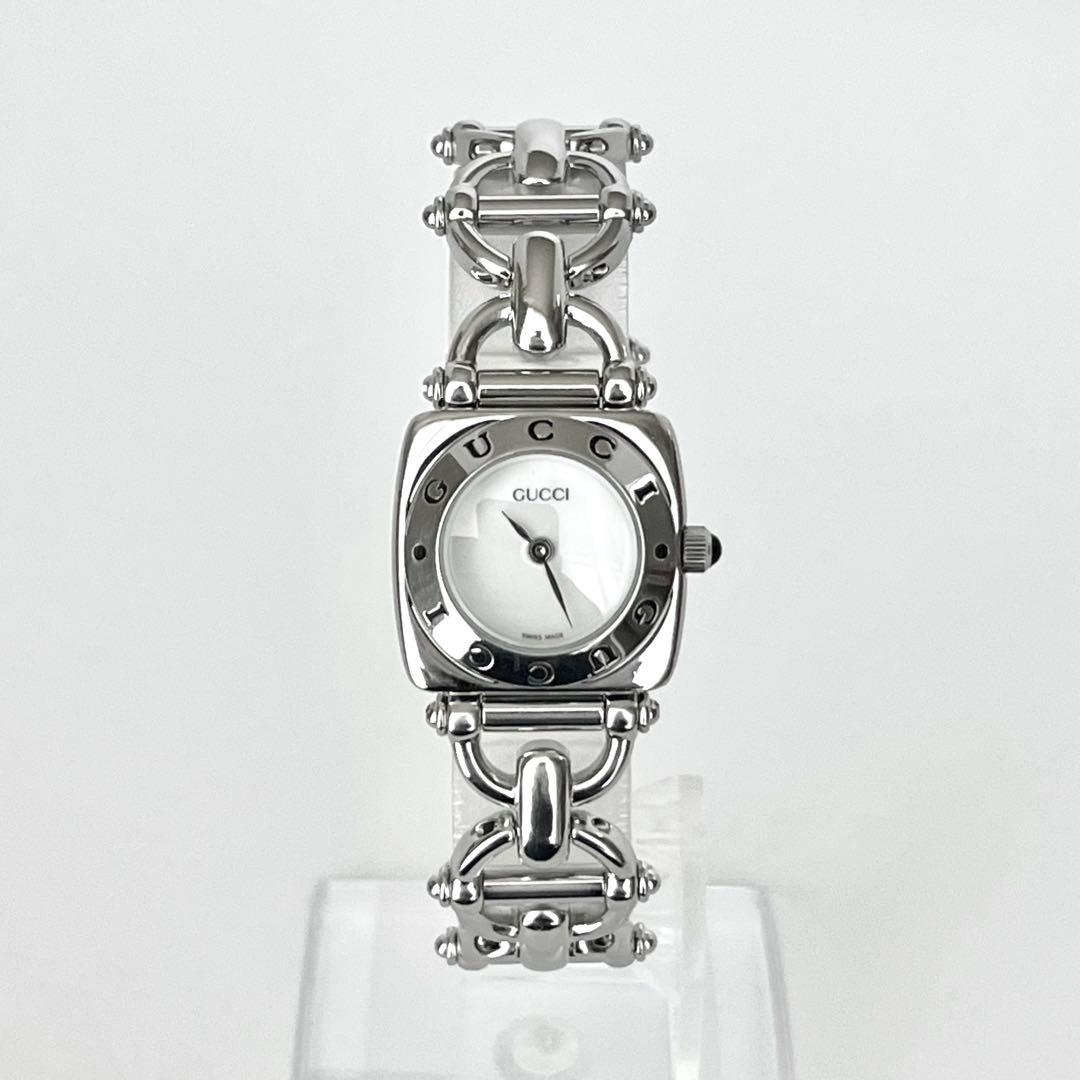 グッチ GUCCI 6400L レディース腕時計 磨き済み 電池新品 s2243