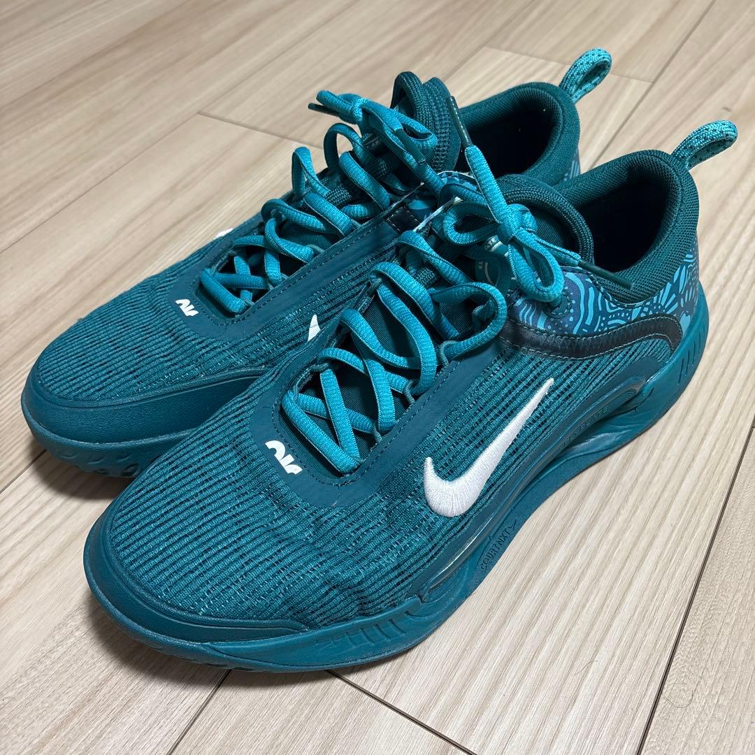 ナイキコート　エアズームNXT 28センチ　Nike テニスシューズ ターコイズ