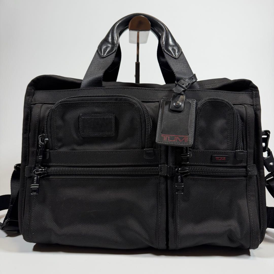 【極美品】トゥミ　ビジネスバッグ　アルファ　2way 26141DH ブラック