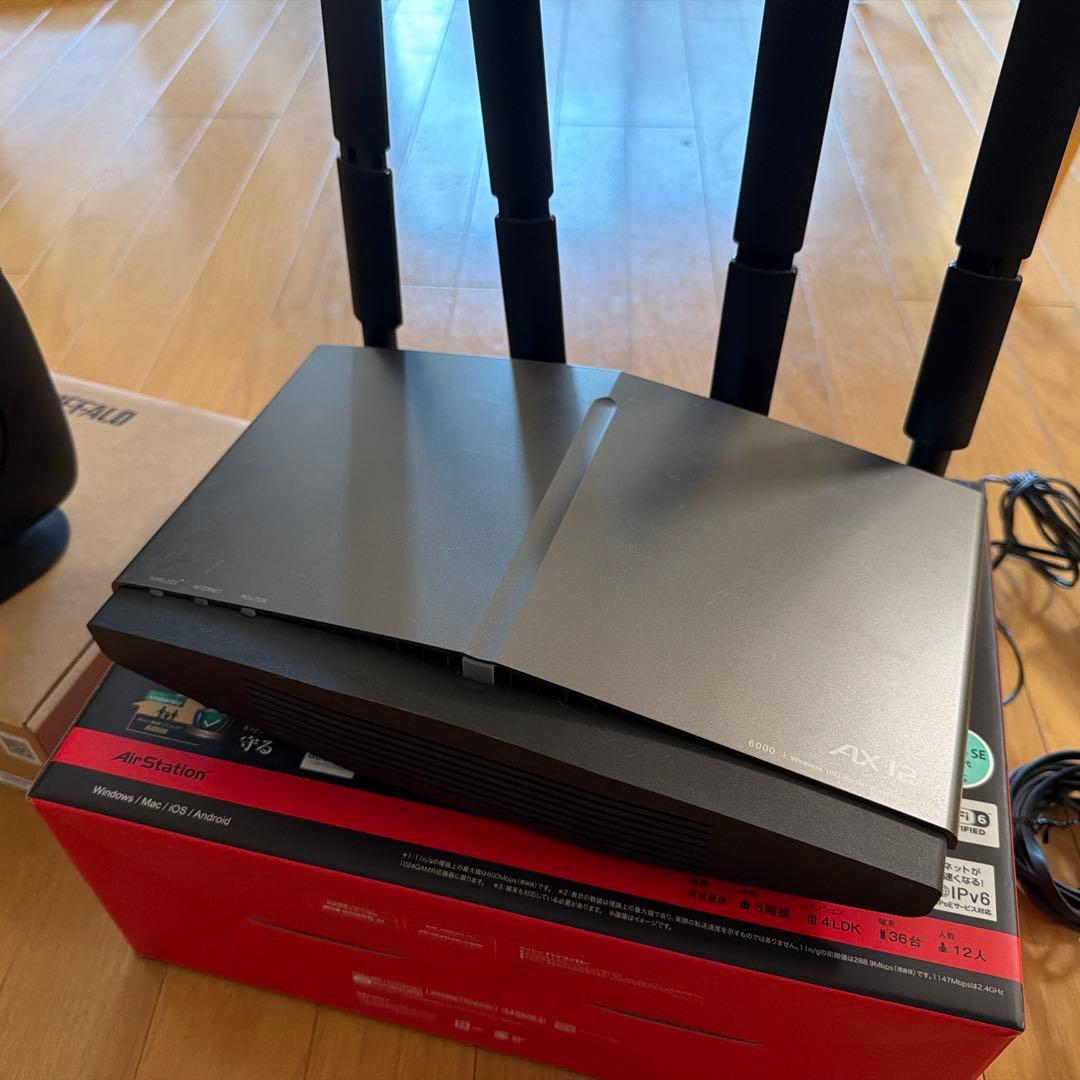 ルーター・ネットワーク機器 BUFFALO WXR-6000AX12S WSR-3200AX4S