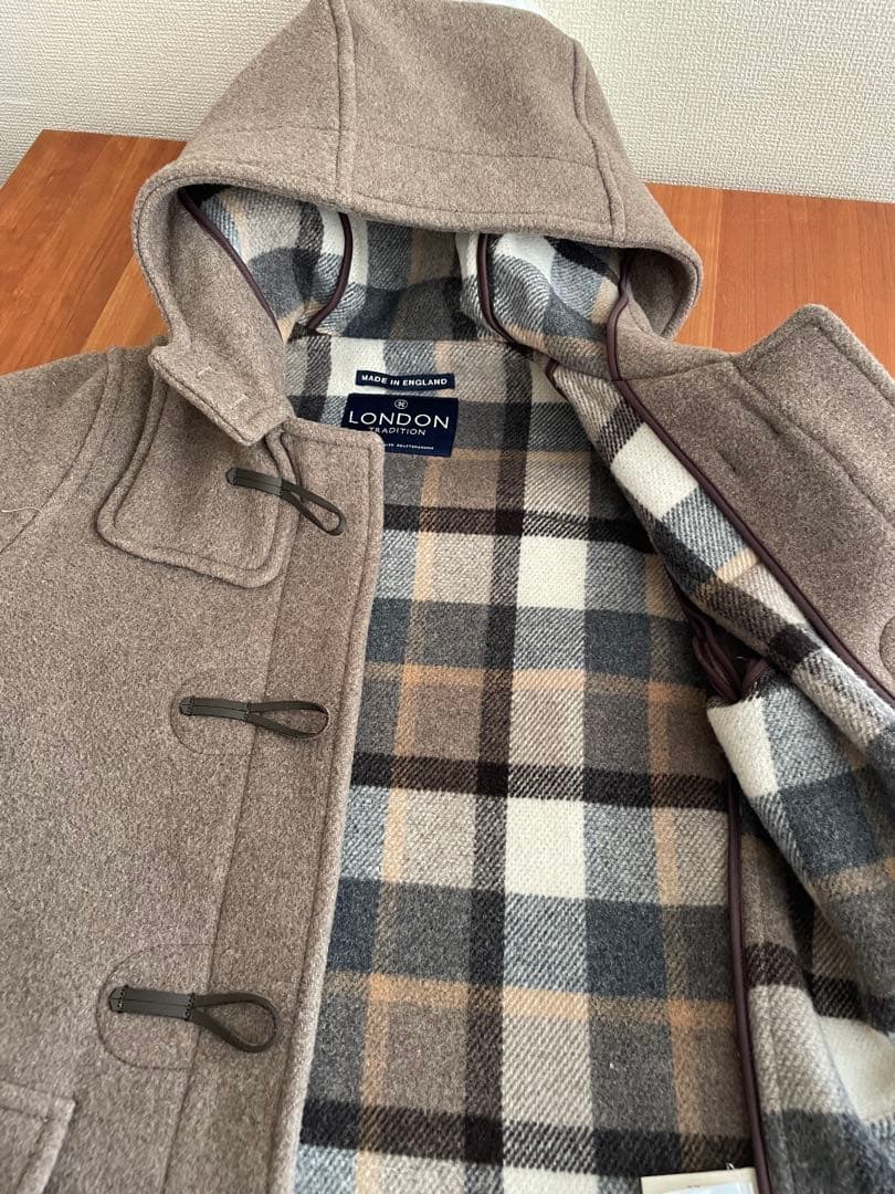 LONDON TRADITION ダッフルコート ブラウン36