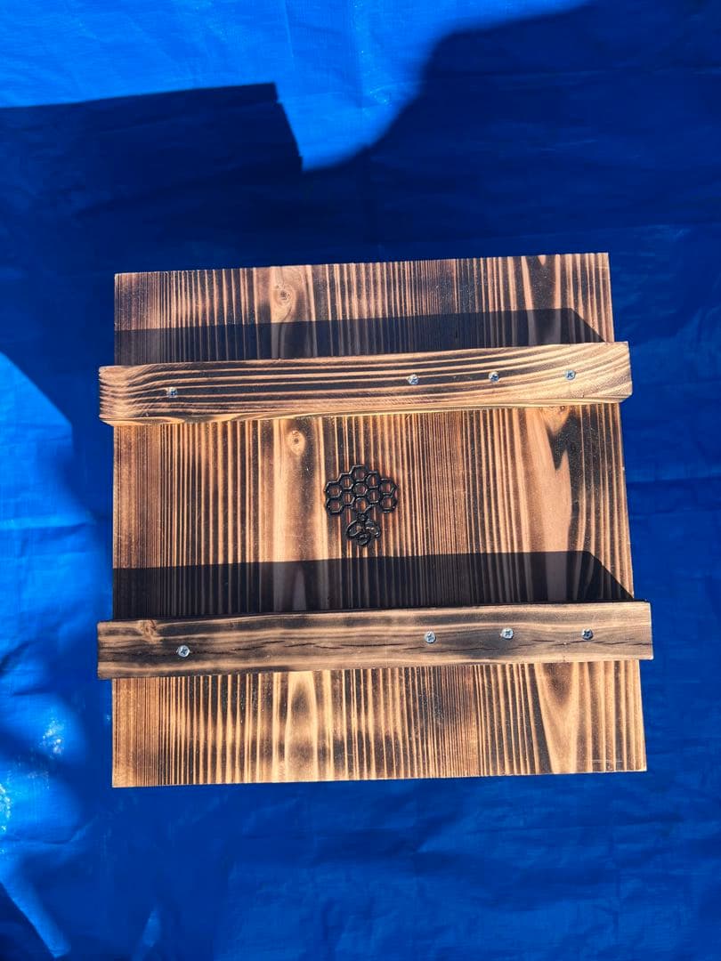 ニホンミツバチ　営巣用巣箱4段　板厚3cm　重箱式巣箱