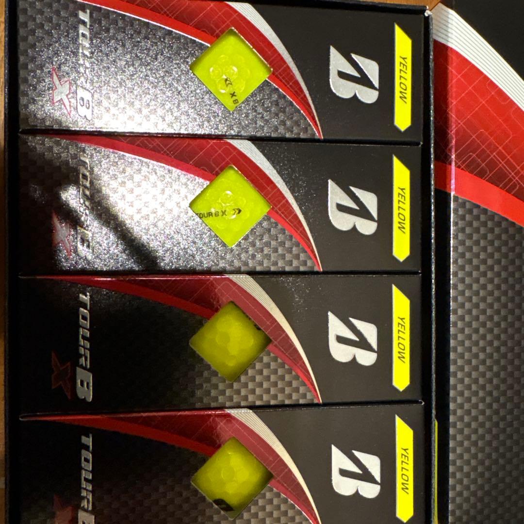 ブリヂストン TOUR B X ゴルフボール イエロー5ケース