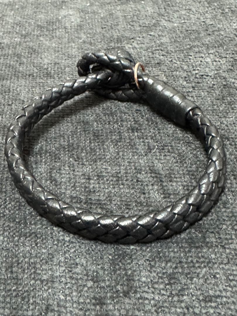 美品 ボッテガヴェネタ イントレチャート ブレスレット ブラック　 最終値下
