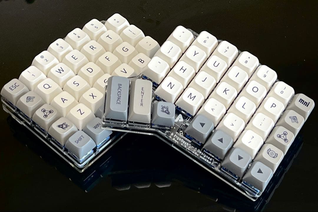 最終値下　Ergo Dash 自作キーボード 組み立て済