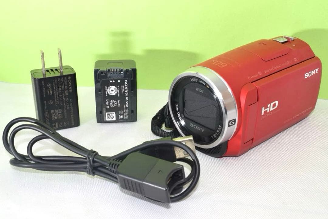 SONY CX680 レッド　☆送料無料☆