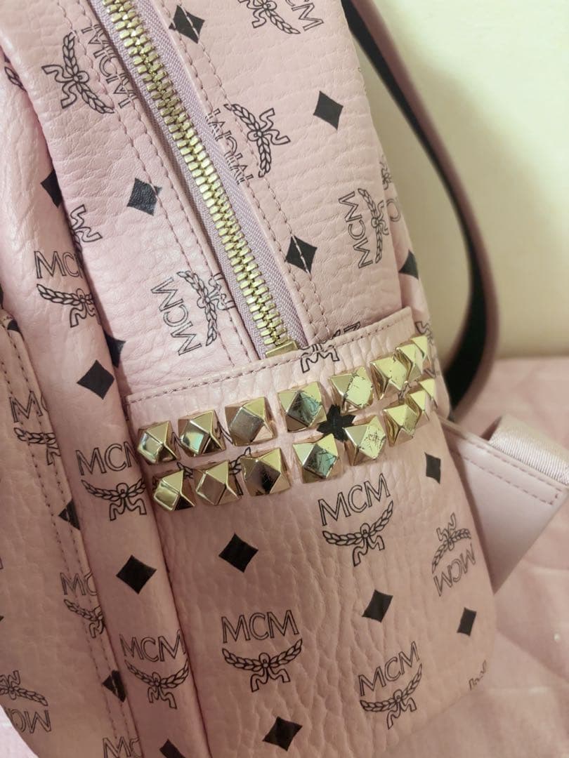 ヘ*ナ様 MCM リュック ソフトピンク スモール