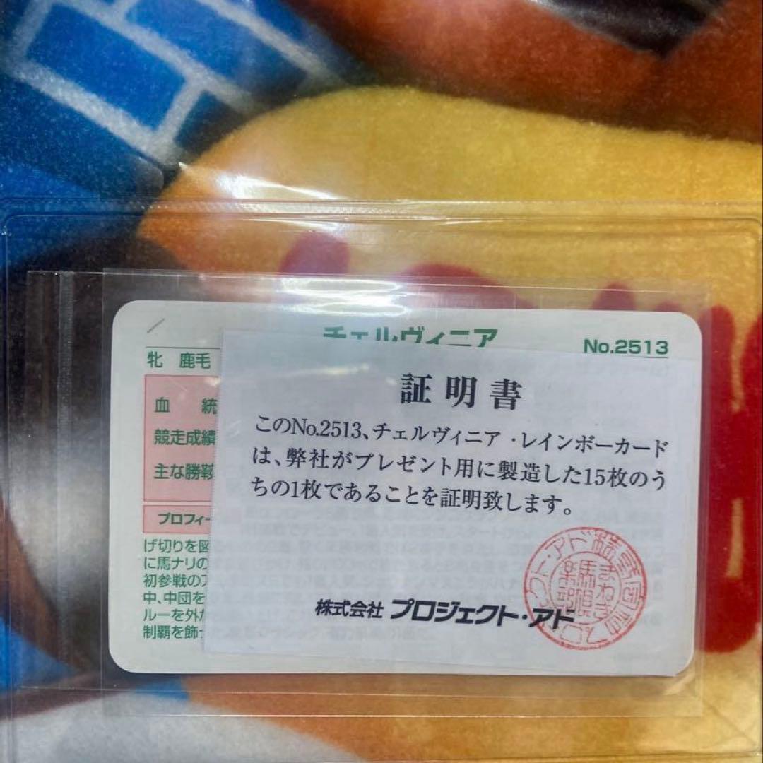 まねき馬カード　チェルヴィニア・レインボーホード