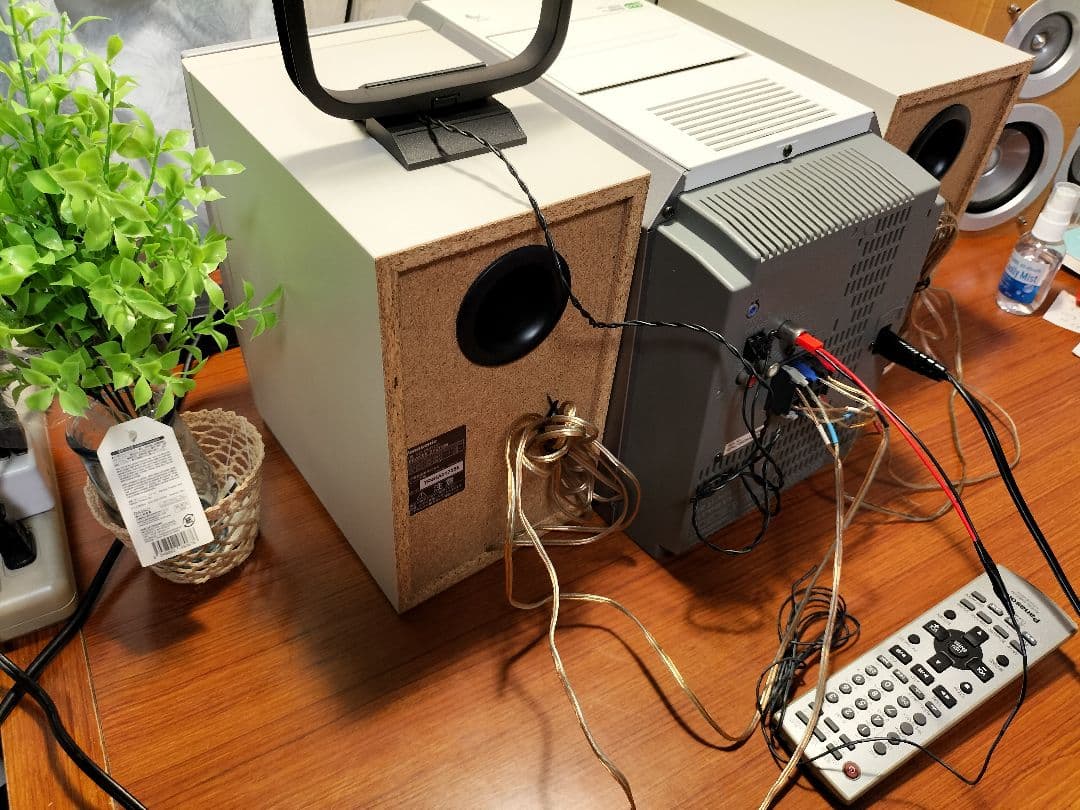 Panasonic ミニコンポSA-PM700MD リモコン　取扱い説明書付き