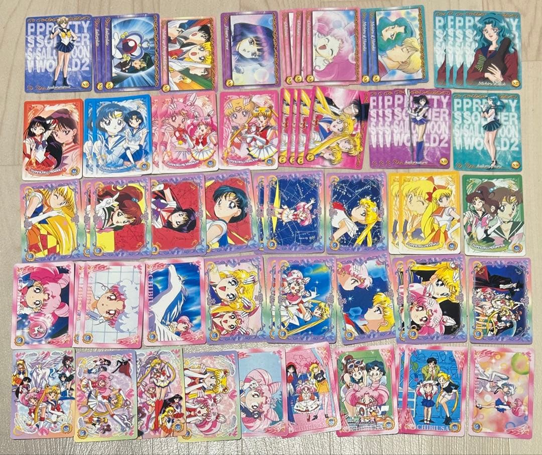 セーラームーンワールド 美少女戦士セーラームーン カードダス カード レア