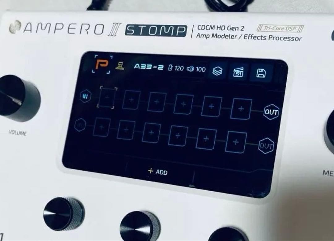 【Riru】Hotone Ampero II Stomp ホワイト