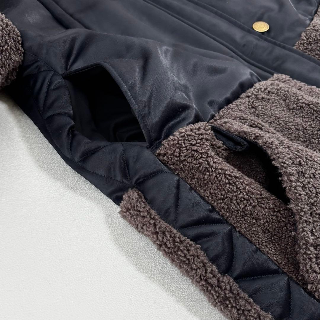 ETRE TOKYO エトレトウキョウ ミリタリーボアコート M 矢野未希子