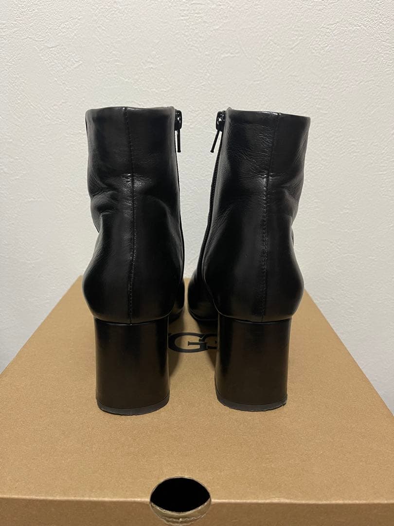 ファビオルスコーニ ショートブーツ サイドジップ　スクエア