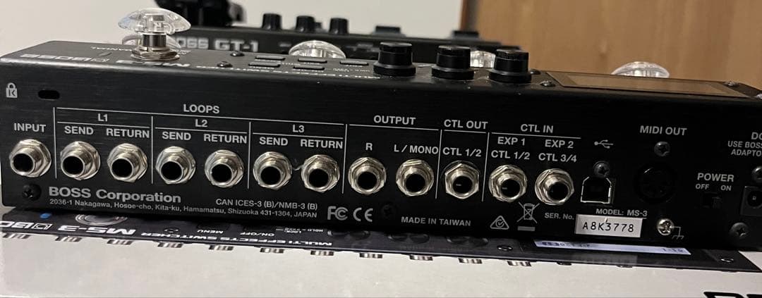 BOSS MS-3 マルチエフェクター　スイッチャー