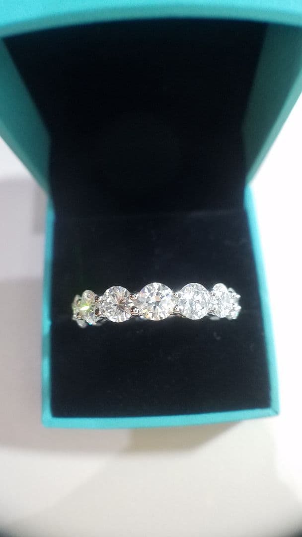 Amy.ページ！最高級モアサナイト　5ミリフルエタニティリング