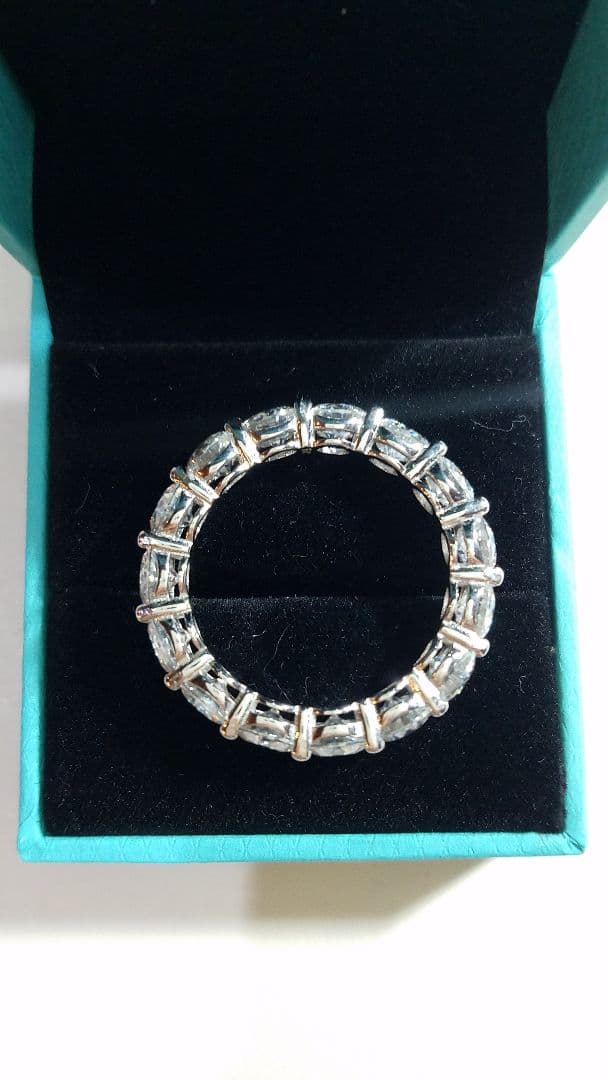 Amy.ページ！最高級モアサナイト　5ミリフルエタニティリング