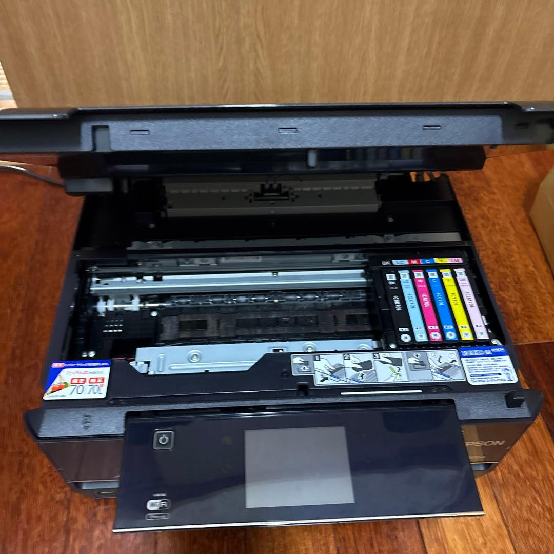 【ジャンク】EPSON EP-805A プリンター 本体とインク８本（+2)