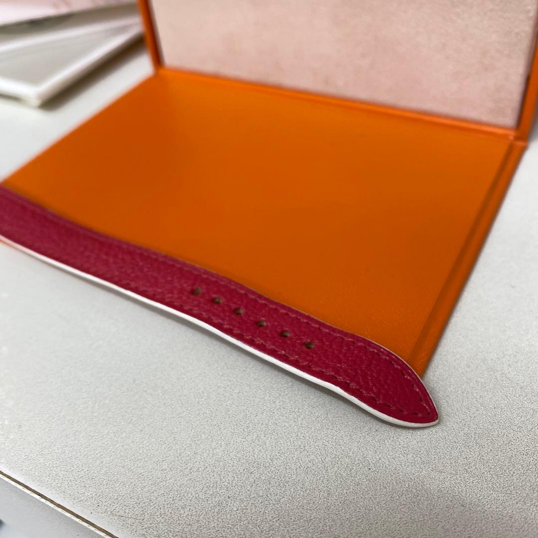 HERMES ケリーウォッチ　ドゥーブル　ピンク×シルバー金具