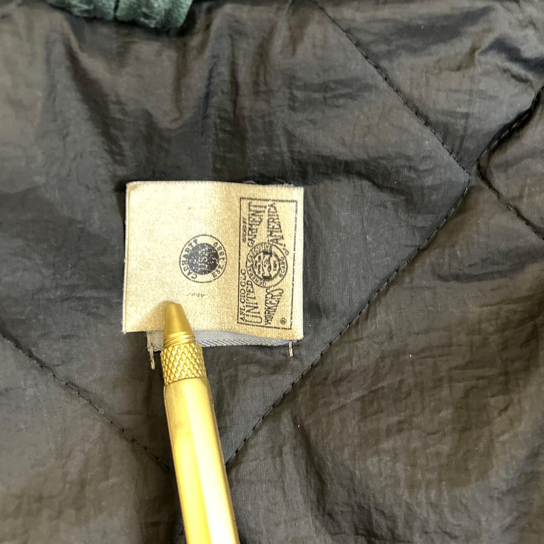 Carharttダック ベスト made in usa グリーン