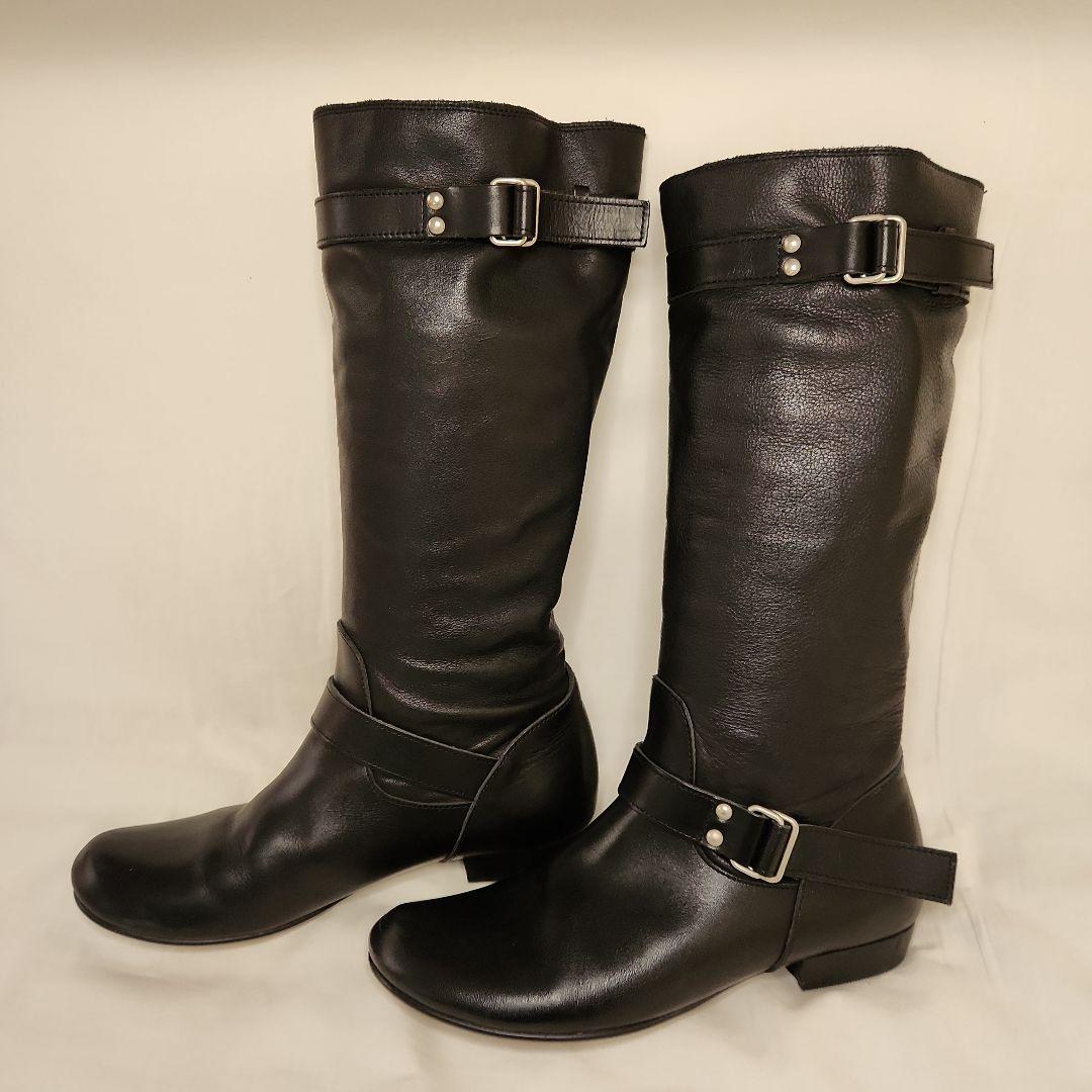 Y's ワイズ ヨウジヤマモト ソフトレザー ロング エンジニアブーツ 24cm