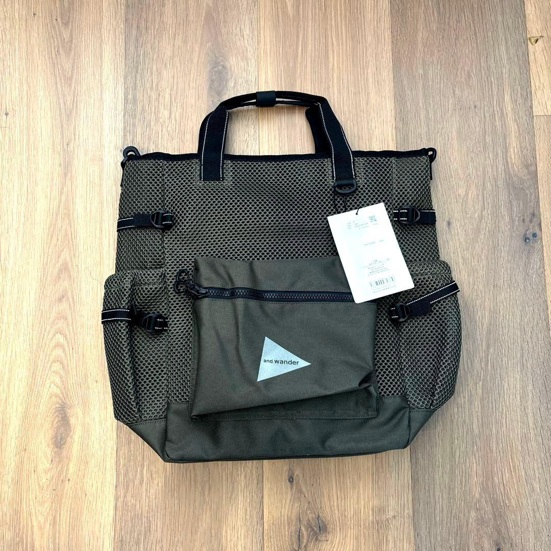 y*k様 and wander 3D mesh 2way tote bag カー