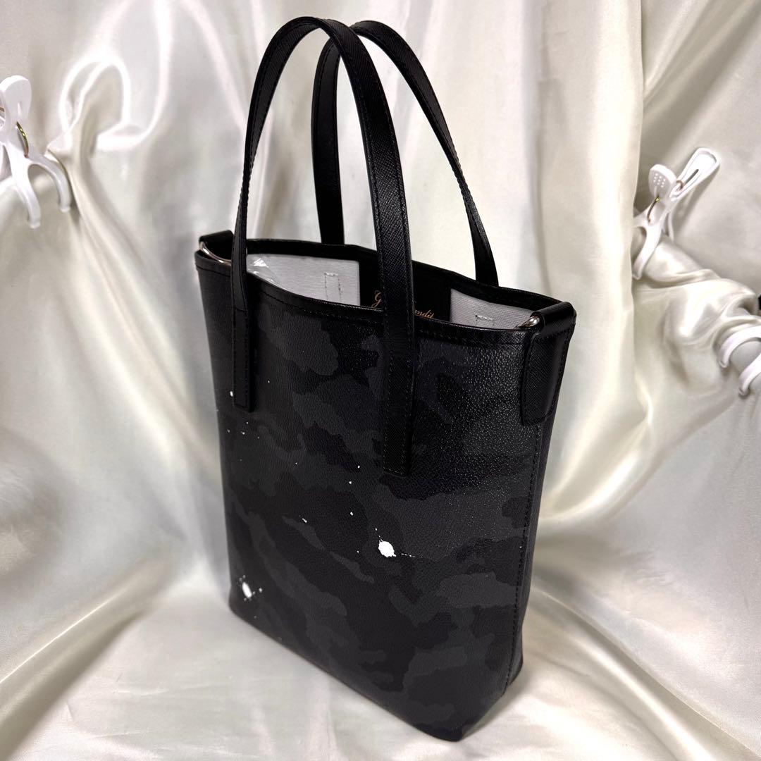 ジャンティバンティ　トートバック ブラック系カモフラ　黒系迷彩　希少　日本製