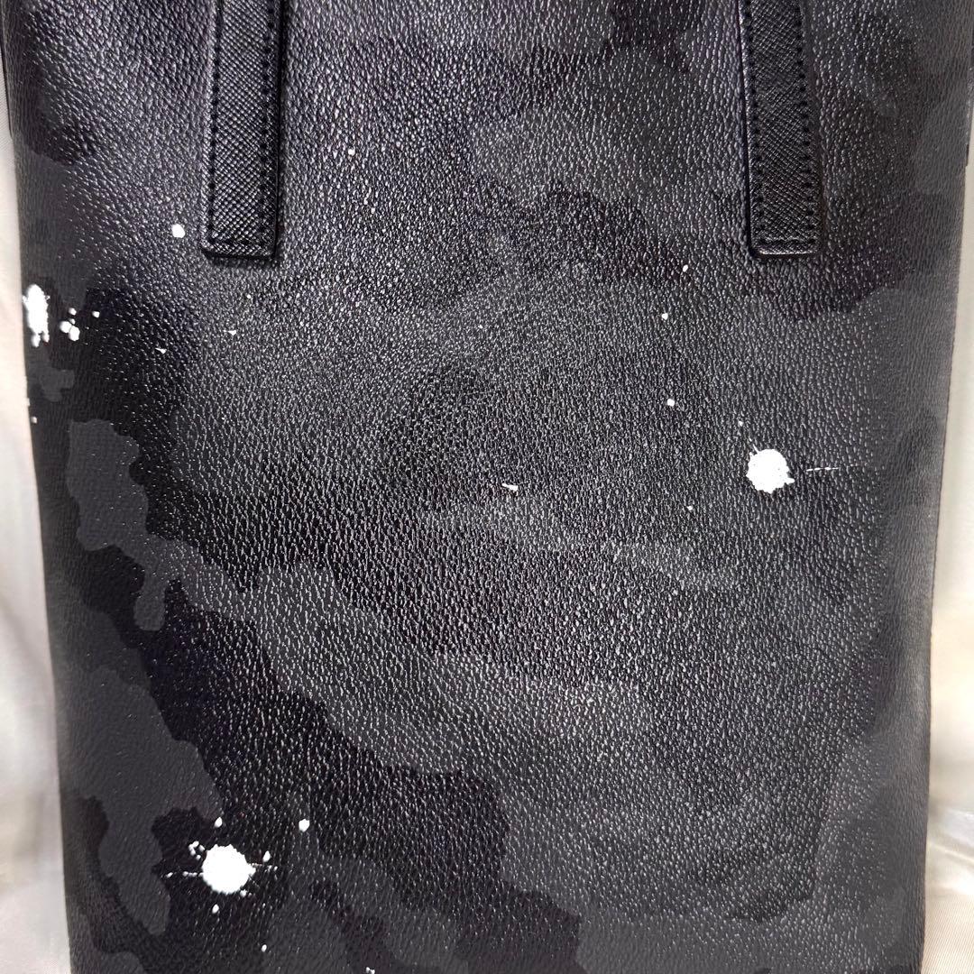 ジャンティバンティ　トートバック ブラック系カモフラ　黒系迷彩　希少　日本製