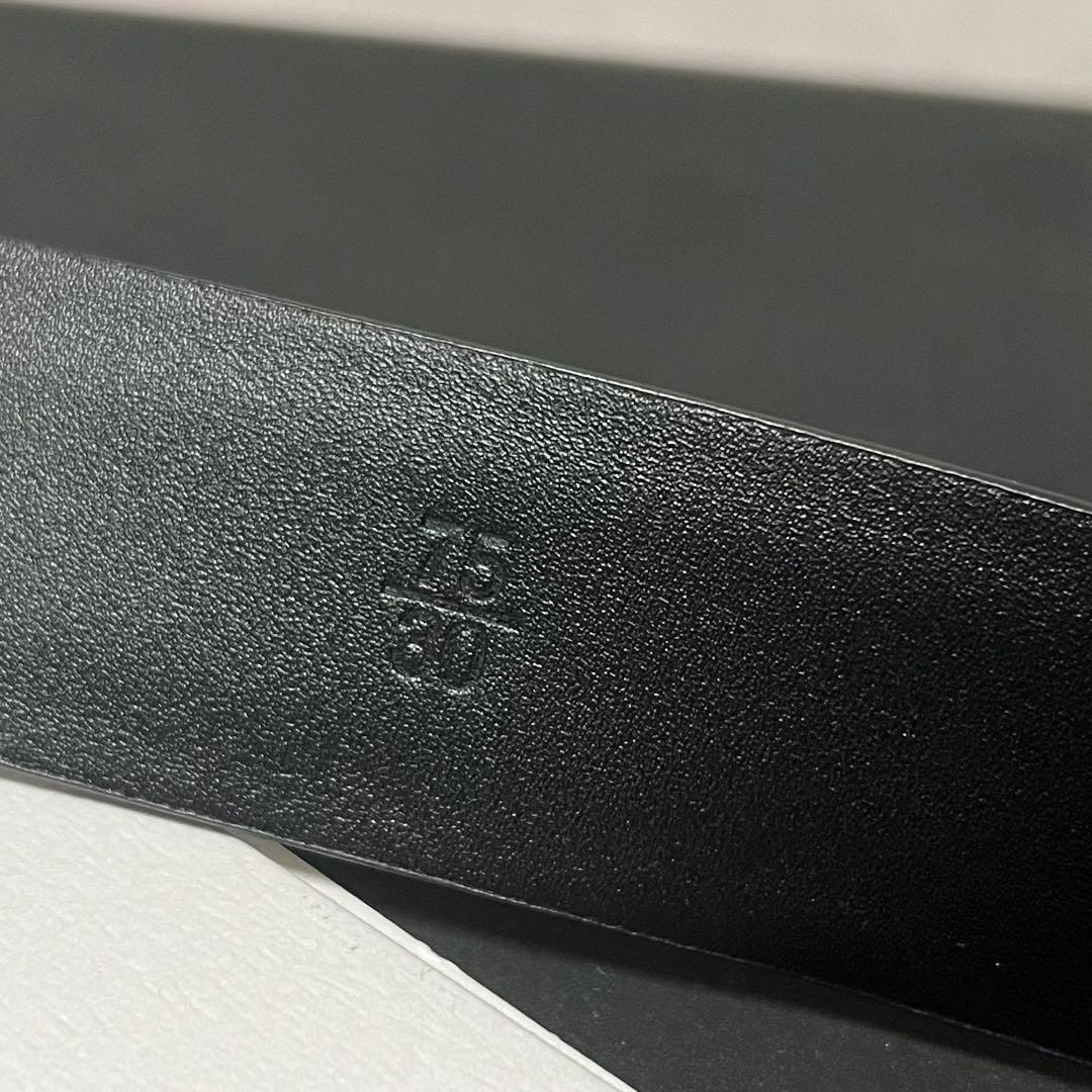 CHANEL ゴールドバックルブラックベルト