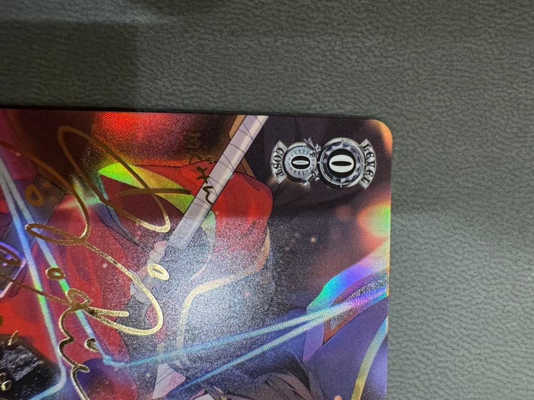 ws ヴァイスシュヴァルツ　紅魔族一の天才　めぐみん　sp サイン