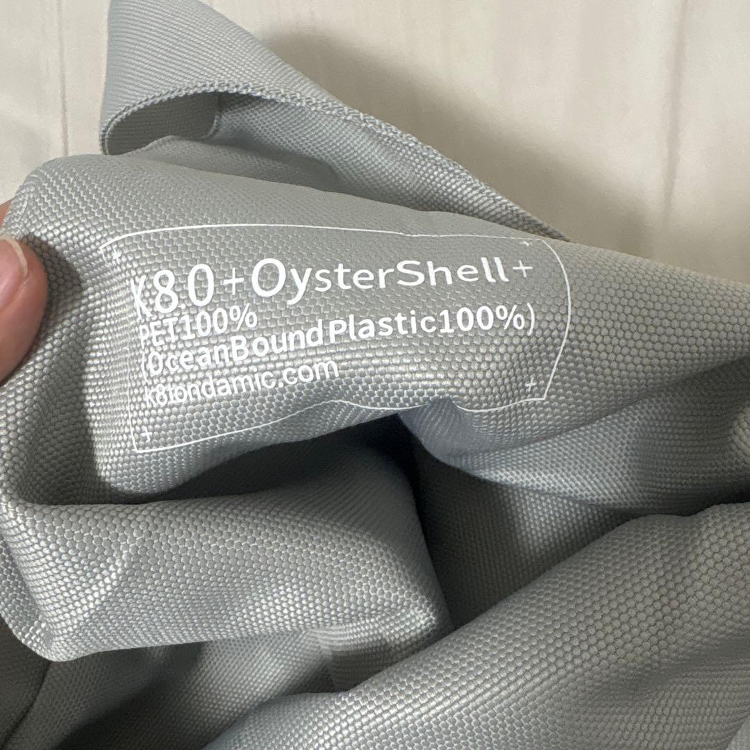 k8.0 Oyster Shell グレーショルダーバッグ