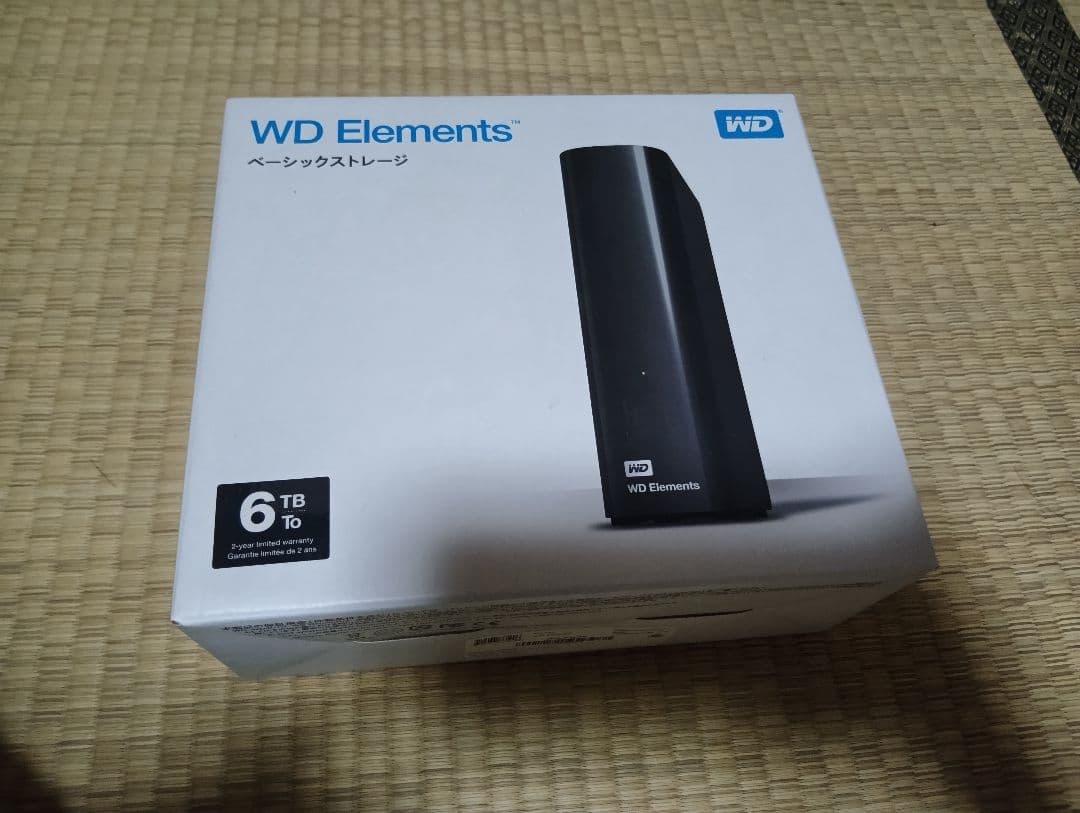 WD ハードディスク　6TB