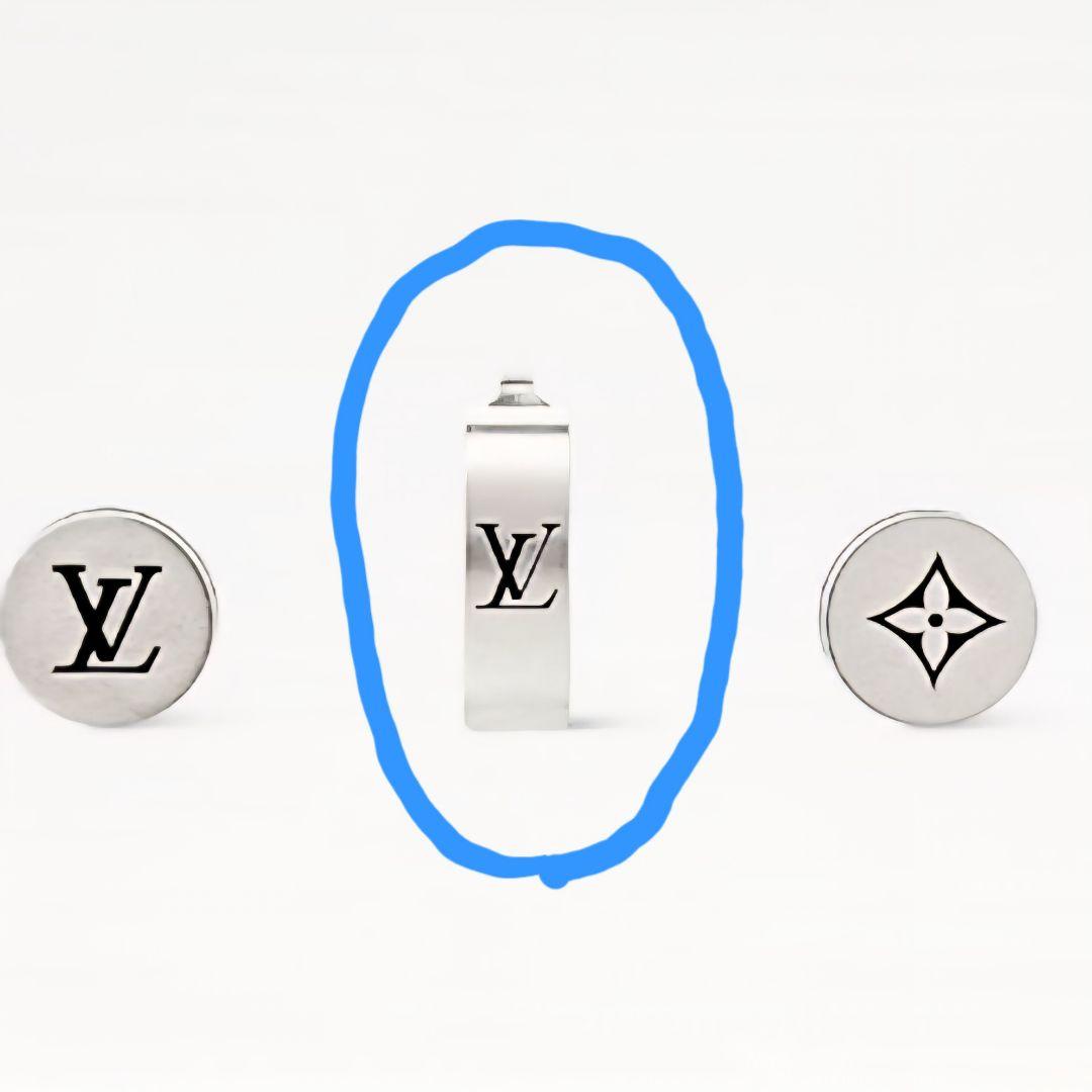 Louis Vuitton　ルイ・ヴィトン　ピアス　LV・テーラー　片耳