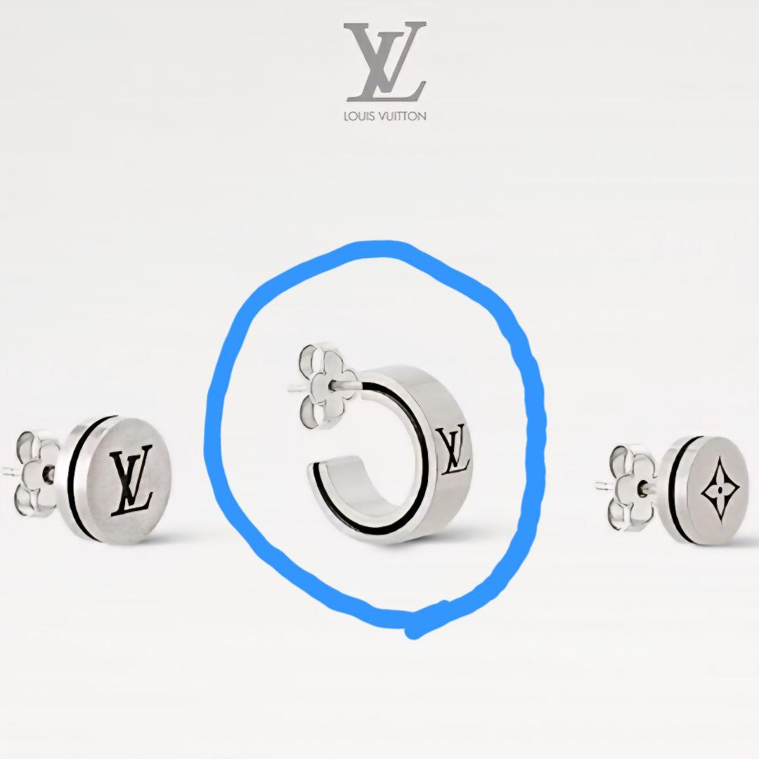 Louis Vuitton　ルイ・ヴィトン　ピアス　LV・テーラー　片耳