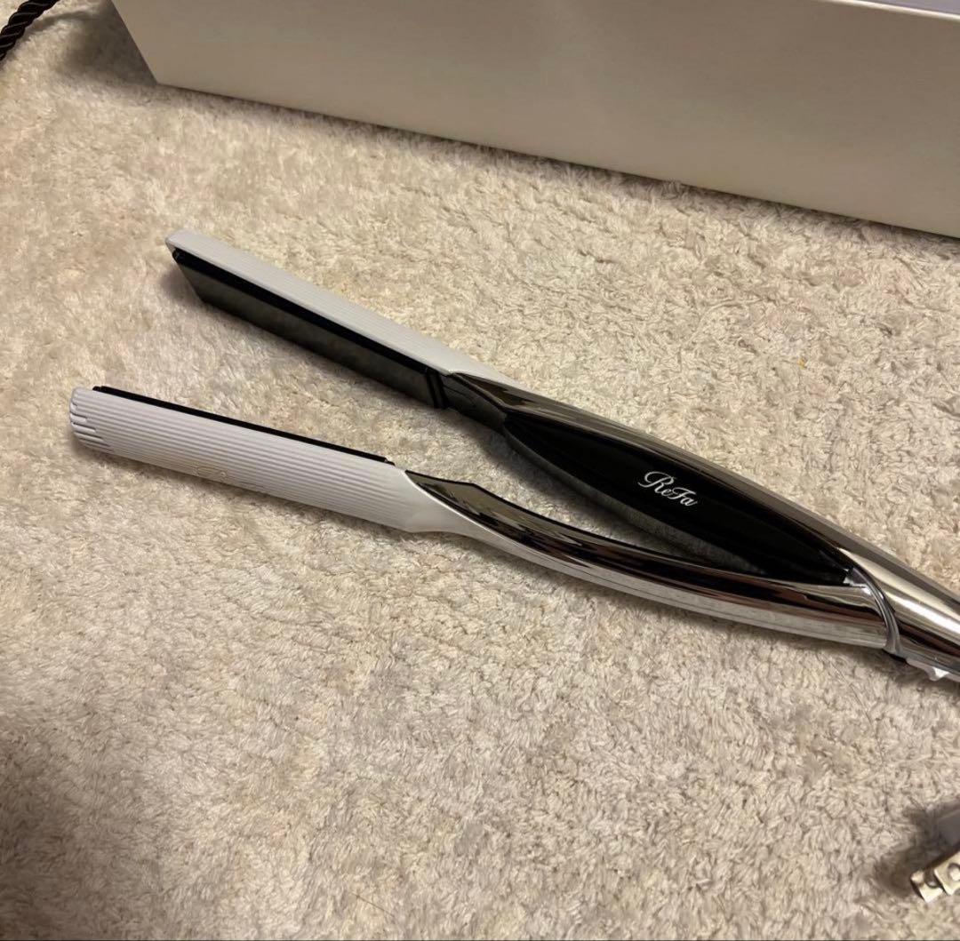 ReFa ストレートヘアアイロン ホワイト・シルバー