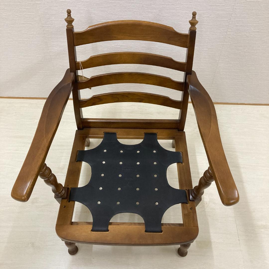 【飛騨産業】キツツキ　穂高　アームチェア　一人掛けソファ　シングル A