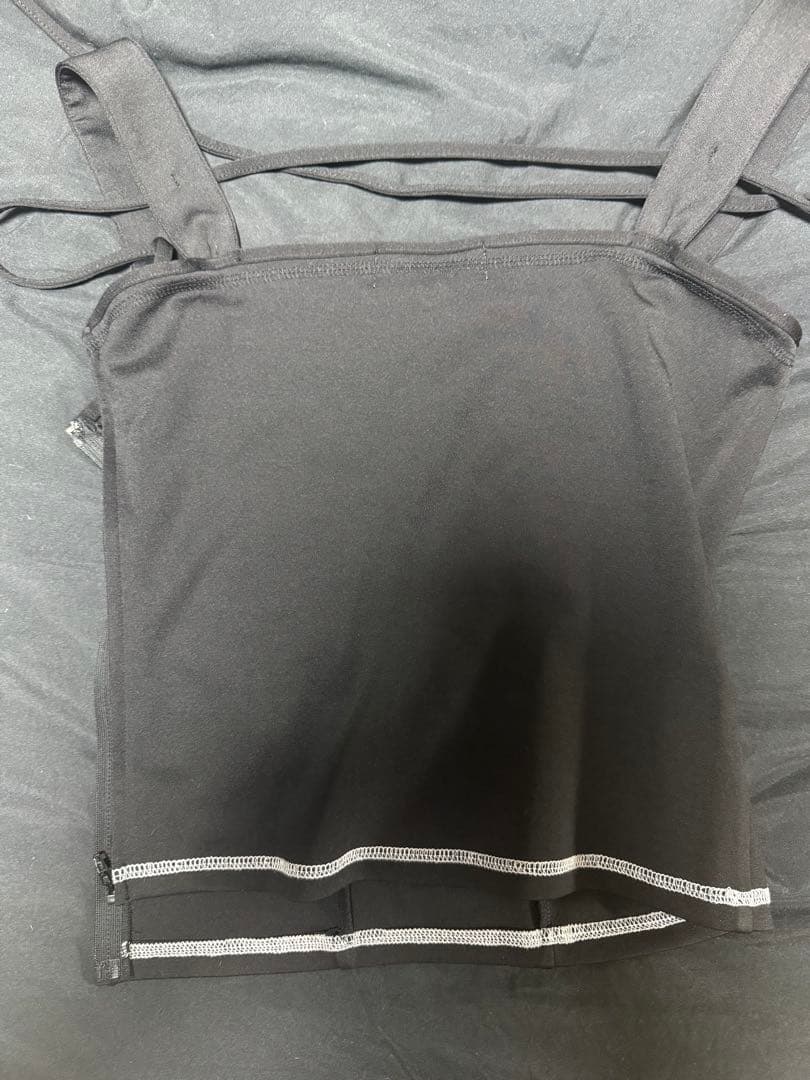 トップス ANDMARY Luca stitch tops black