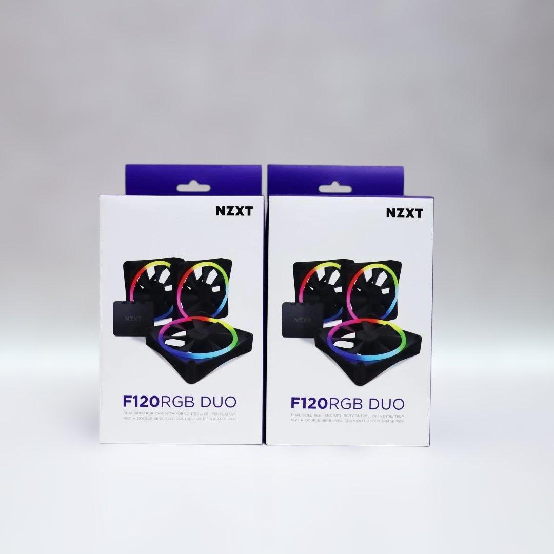 NZXT F120 RGB DUO BLACK 3個入×2個　㉜
