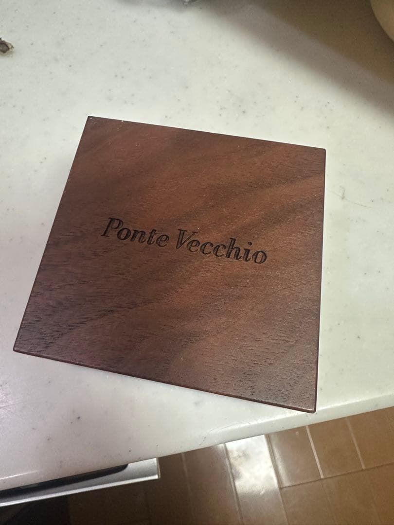 Ponte Vecchio K18PG ダイヤモンドリング 0.35カラット