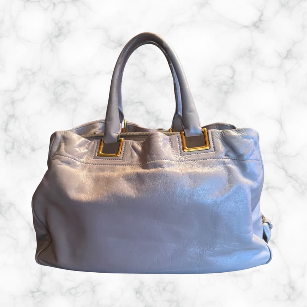 PRADA⭐︎リボンレザー２WAYバッグ⭐︎ベージュ⭐︎