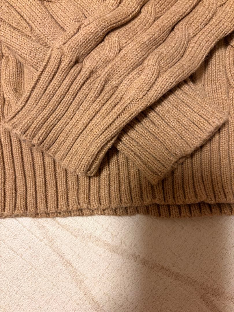 ラルフローレン　ニット　ベージュ