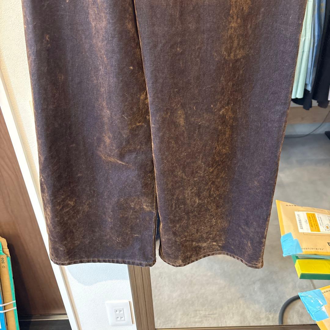 ジーナシスジーンズ デニム デニムパンツ フロッキーワイドデニム10450円