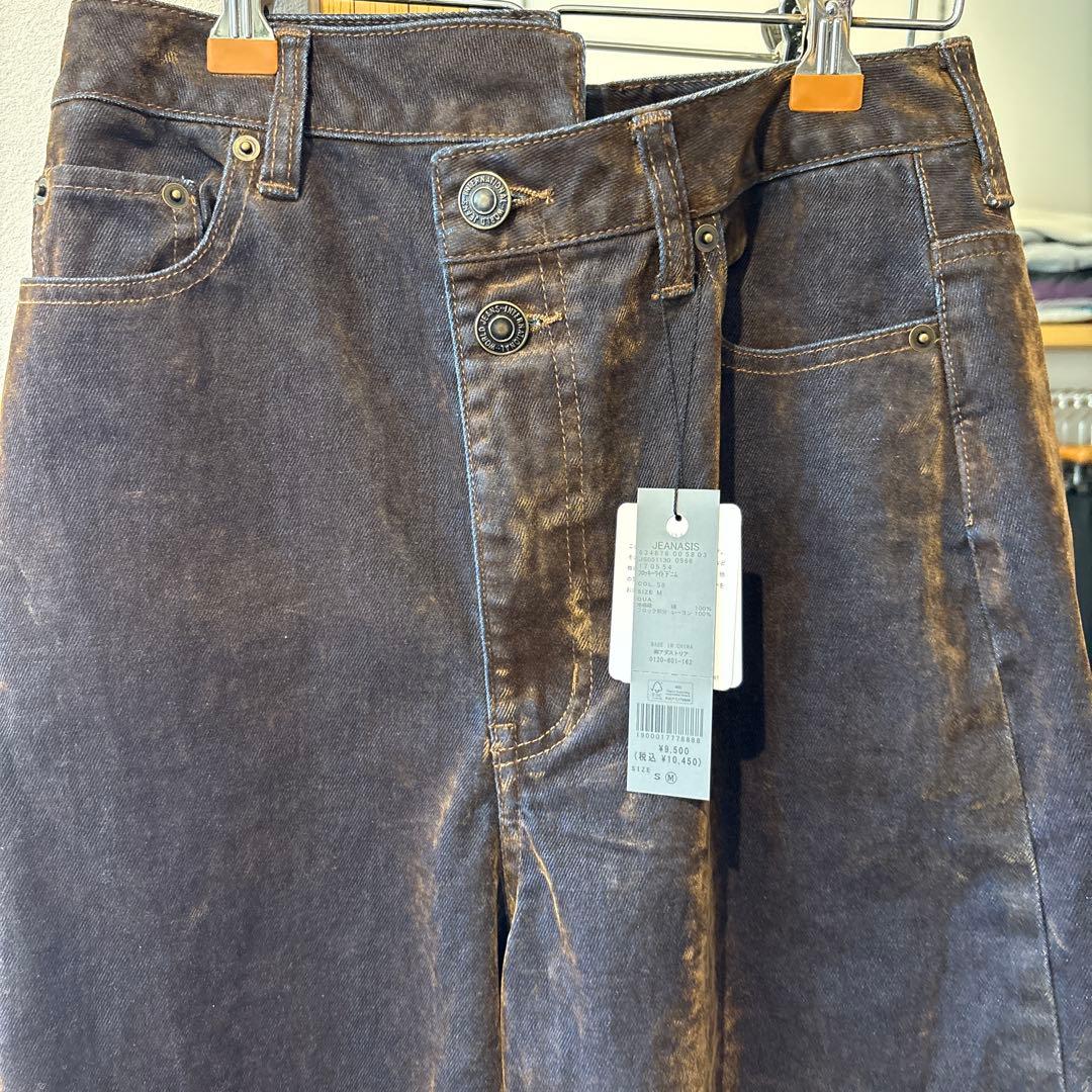 ジーナシスジーンズ デニム デニムパンツ フロッキーワイドデニム10450円