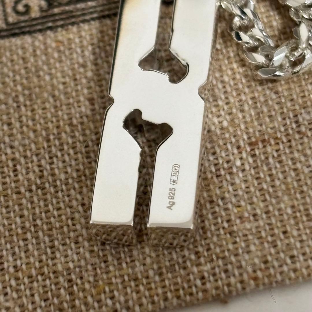 GUCCI 新品同様品　ノットネックレス　インフィニティ　喜平チェーン付属品付き