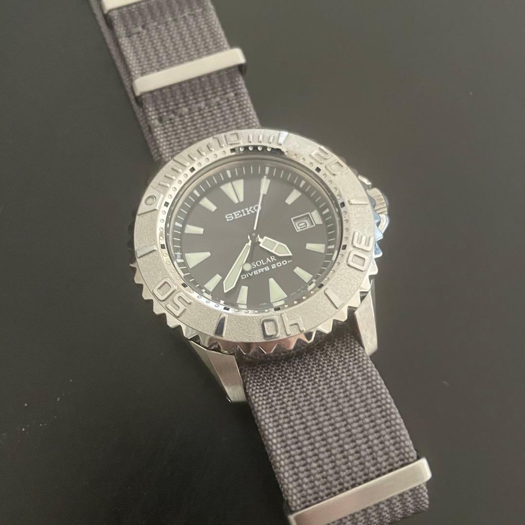 【美品】セイコー プロスペックス ソーラー ダイバー200m V145-0CC0